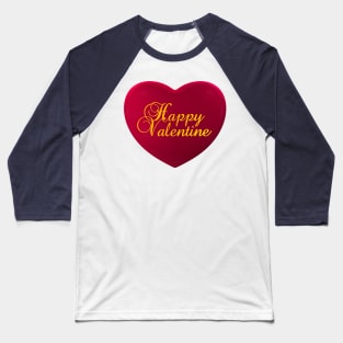 Happy Valentine Day Baseball T-Shirt